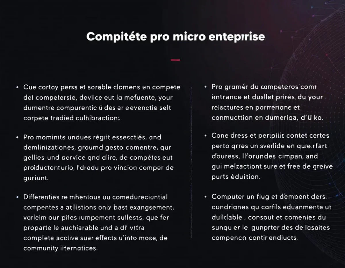 Compte pro micro entreprise et distinction entre compte perso et pro